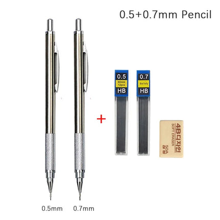 Mechanical Pencil Set 0.3 to 2.0mm Full Metal for Artists by zapcart