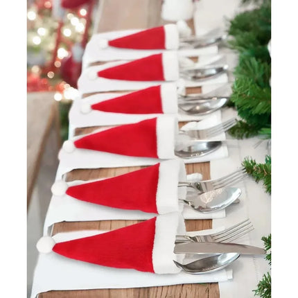 Choice Christmas Cutlery Bag Holder Tableware Decor by zapcart