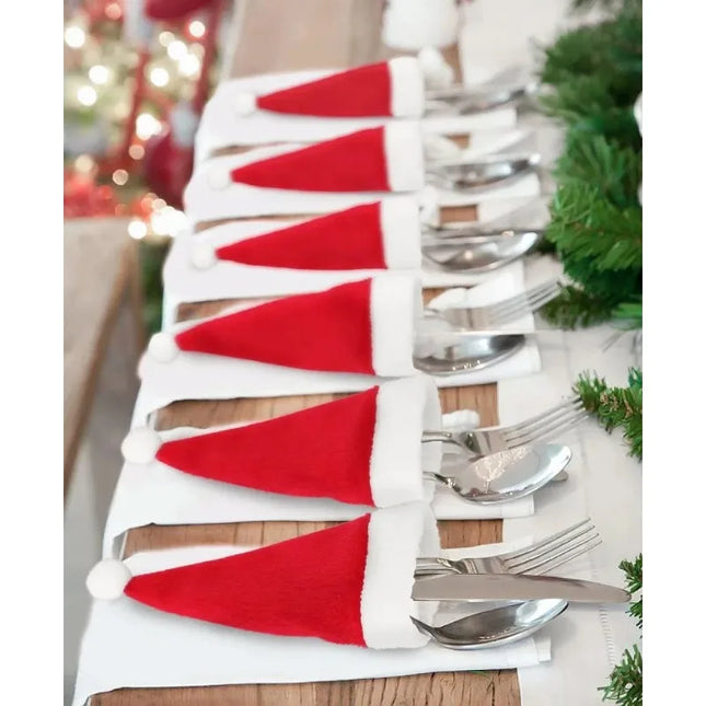 Choice Christmas Cutlery Bag Holder Tableware Decor by zapcart