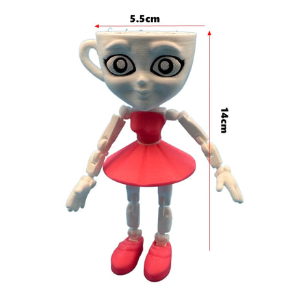 Choice Funny Muscle Action Figurines Sahur Ballerina Gift by zapcart