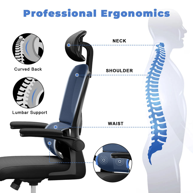 Naspaluro Ergonomic Gaming Chair With 3D Lumbar Support by zapcart