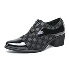 Oein Luxury Red Mens High Heel Shoes For Elegant Weddings by zapcart