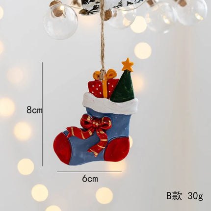 Choice Resin Christmas Ornament Santa Snowman Home Decor by zapcart