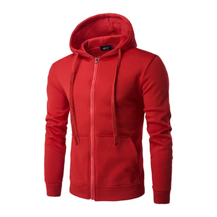 Men's Zip Hoodie Sweatshirt Slim Fit Fujian CN Autumn