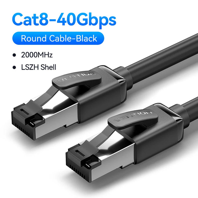 Vention CAT8 Ethernet Cable 40Gbps for PC PS5 Gamers by zapcart