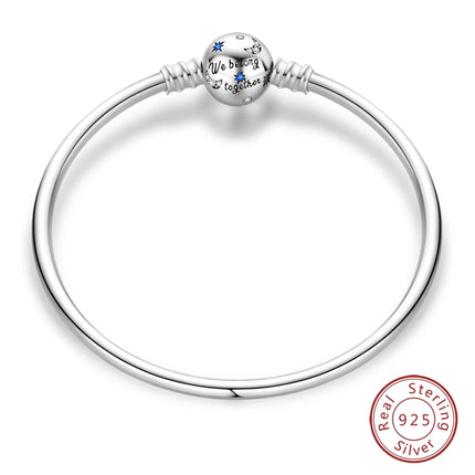 IQMAC Original Sterling Silver 925 Charm Bracelet For Women by zapcart