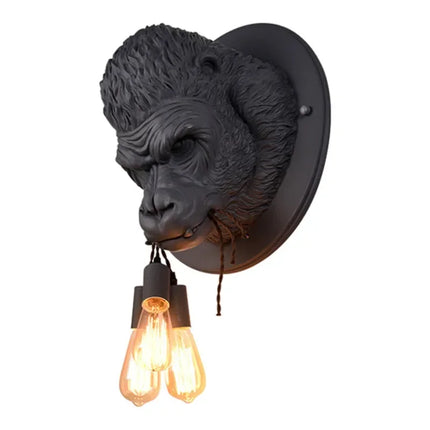 Sandyha Resin Gorilla Wall Lamp LED Ambient Light Bedroom by zapcart