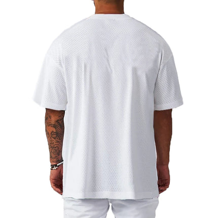Muscleguys Mens Oversized Quick Dry Breathable Gym Tee by zapcart
