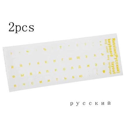 BUBM Keyboard Letter Stickers Waterproof Durable For Laptop by zapcart