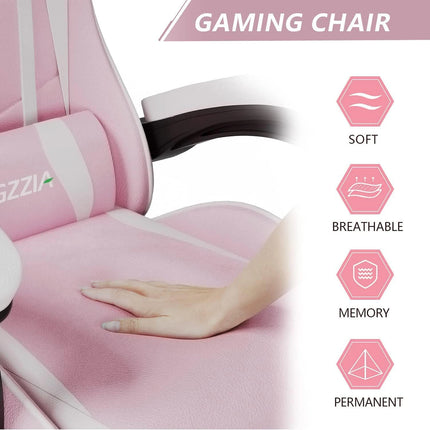 Bigzzia Ergonomic Gaming Chair For Boys With Lumbar Cushion by zapcart