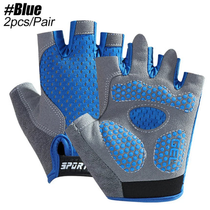 Kids Half Finger Cycling Gloves Breathable Non-Slip Gel by zapcart