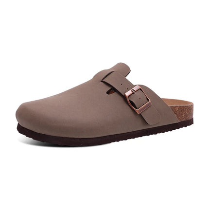 Kidmi Womens Genuine Suede Clogs With Soft Footbed by zapcart