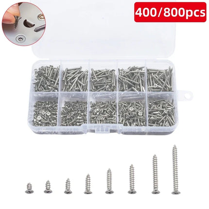 Choice DIY Self Tapping Wood Screws Set M2 Cross Pan Head by zapcart