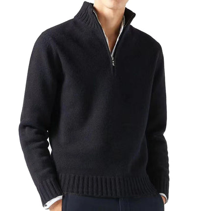 Animal Game Mens Turtleneck Sweater Warm Knitted Pullover by zapcart