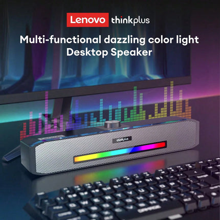 Lenovo TS33 Bluetooth Desk Speaker 360 Immersive Sound by zapcart