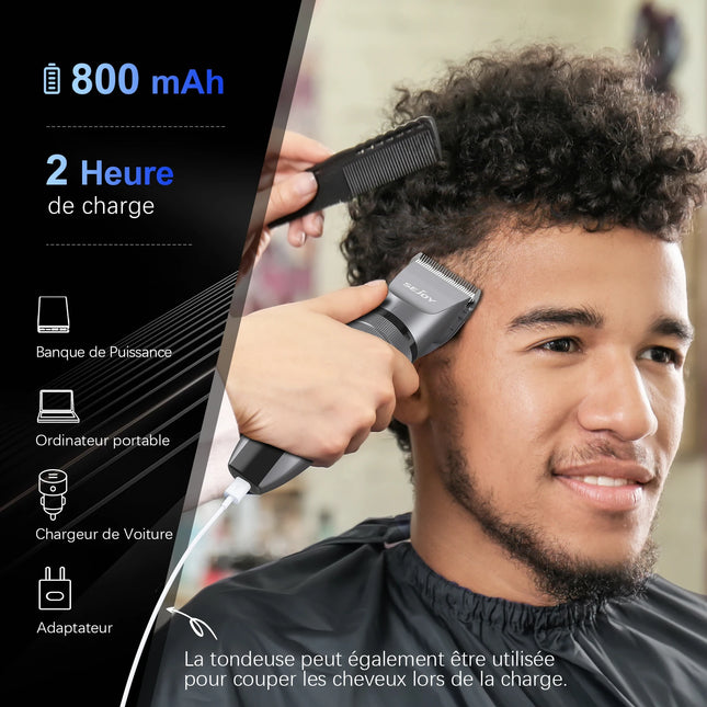 Sejoy USB Rechargeable Hair Clippers For Men Beard Trimmer