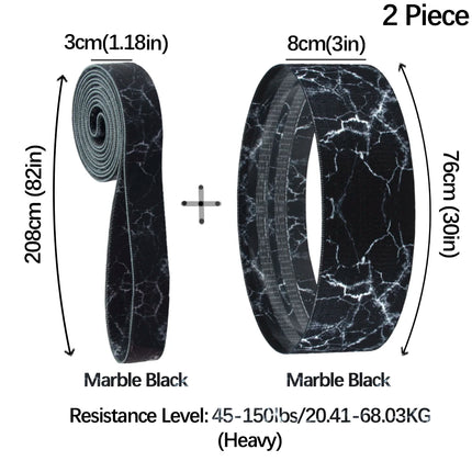 MKAS Fabric Booty Bands Long Resistance For Home Workout by zapcart
