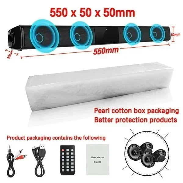Ohwogot Wireless Bluetooth Speaker For Home Theater Big Bass by zapcart