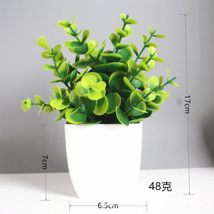 Zhejiang Artificial Bonsai Eucalyptus Plant For Home Decor by zapcart