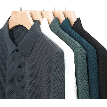 Fujian Choice Mens Polo Shirt Ice Silk Breathable Comfort by zapcart