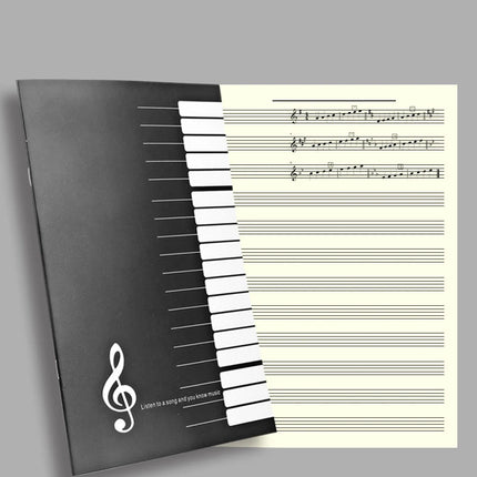 Piano Keyboard Notebook Choice Students Journal Sketchbook by zapcart