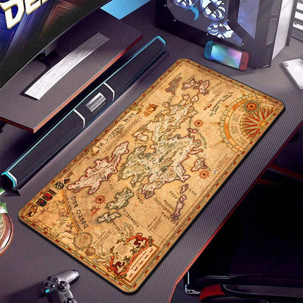 UKGF Gaming Desk Mat 90x40cm Non Slip With Wrist Strap by zapcart