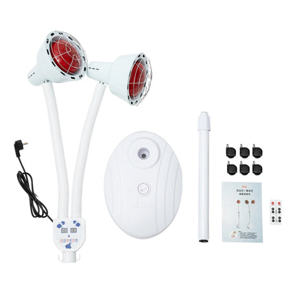 CEElectronic Infrared Heat Lamp 275W Two Headed 360 Home Use by zapcart