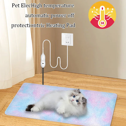 Waterproof Electric Pet Heating Pad – Adjustable Warmer for Dogs & Cats by zapcart