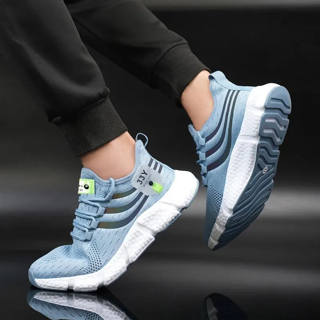 Big Running Men Breathable Lightweight Running Shoes by zapcart