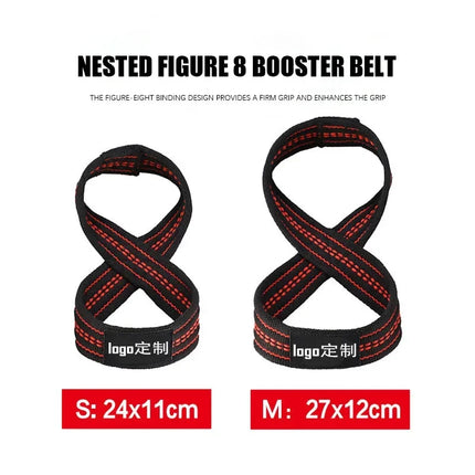 Choice Figure 8 Weight Lifting Straps For Bodybuilders by zapcart
