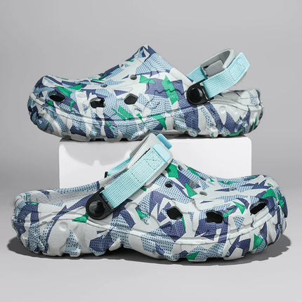 Vzikun Plus Size Men Sandals Lightweight EVA Slides by zapcart