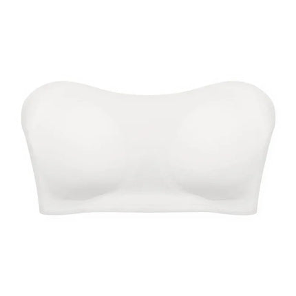 Popular Women's Strapless Bra Cross Side Buckle Underwear by zapcart