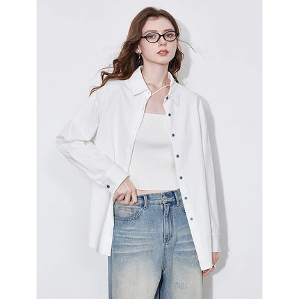 TOYOUTH Striped Pure Cotton Women Blouse Shirt for Office by zapcart
