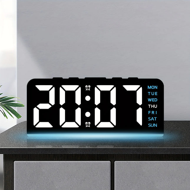 Choice Digital LED Alarm Clock With Time Display Desk Clock by zapcart