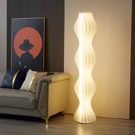 Claeted Nordic Grass Skirts LED Floor Lamp Ambient Bedroom by zapcart