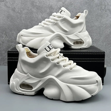 Pdmcms Men Designer Luxury Platform Sneakers Breathable by zapcart