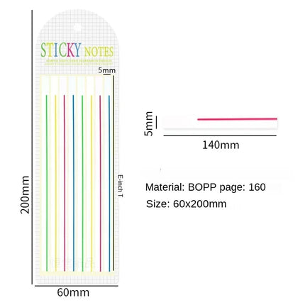 Pelsone Notes Waterproof Transparent Index Tabs Office by zapcart