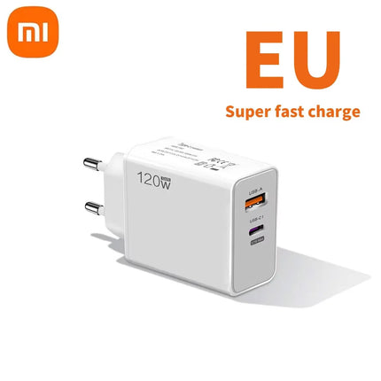 Xiaomi 120W Turbo Fast Charger For Xiaomi Devices EU UK US by zapcart