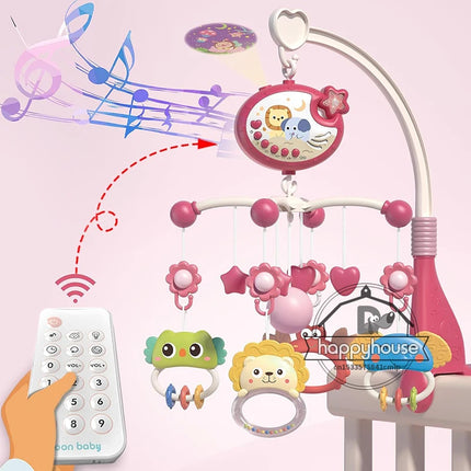 Musical Baby Crib Mobile Newborns Lights Music Projection by zapcart