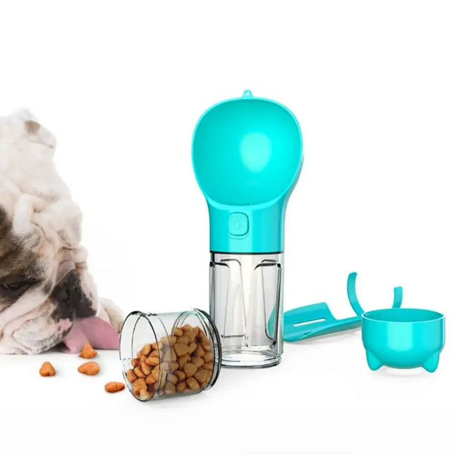 3in1 Pet Water Food Dispenser Leak Proof For Dogs Travel by zapcart
