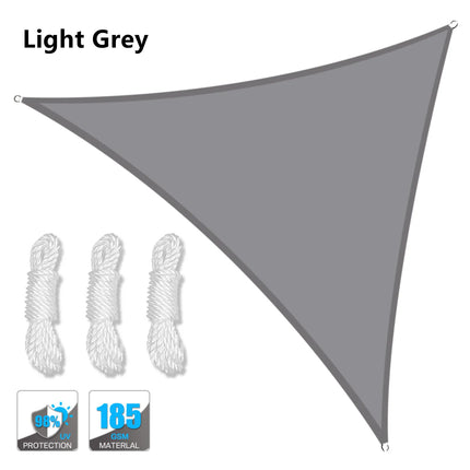 Waterproof Triangle Sun Shade Sail 5x5m Canopy Garden by zapcart