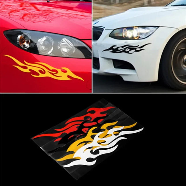 Choice Flame Car Sticker For Bumper Hood Mirrors Scratches by zapcart