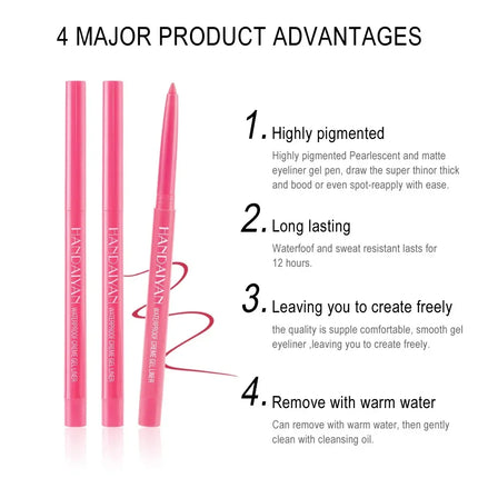 Korean Matte Eyeliner Gel Pencil Easy To Wear Women by zapcart
