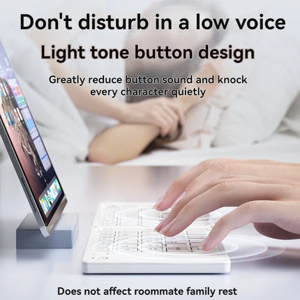 Uyellow Foldable Wireless Keyboard For iPad Slim Portable by zapcart