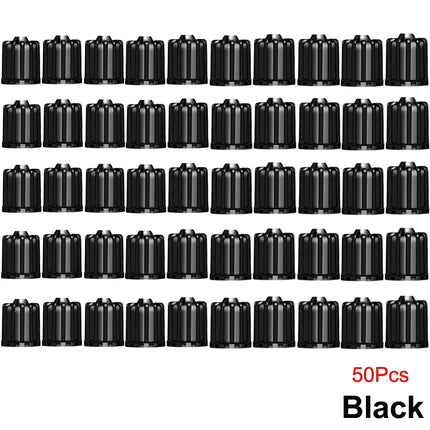 TQQTQQ Tire Valve Stem Caps With O Ring Universal Fit Cars by zapcart