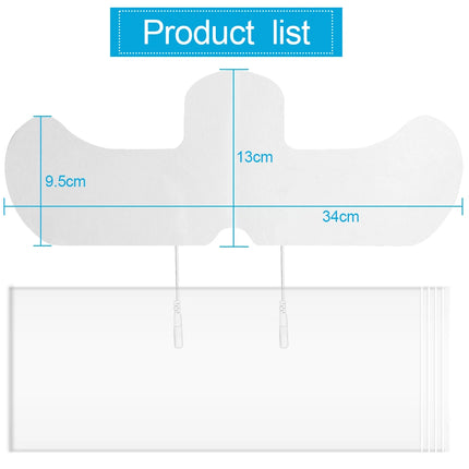 Raiuleko EMS Electrode Pads For Shoulder Therapy 2mm Plug by zapcart