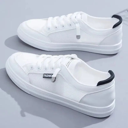 QRLQHY Women Sneakers Breathable Mesh Vulcanized Shoes by zapcart