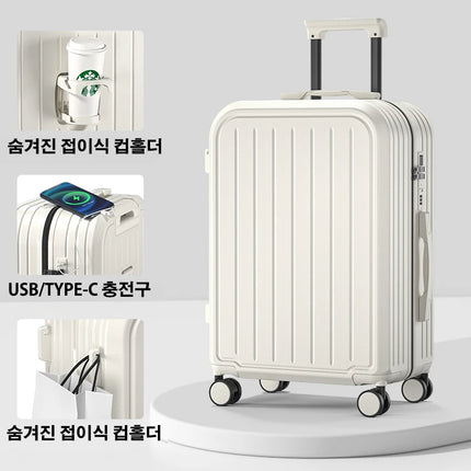 Korean Style Girls Luggage With Large Capacity 360 Wheels by zapcart