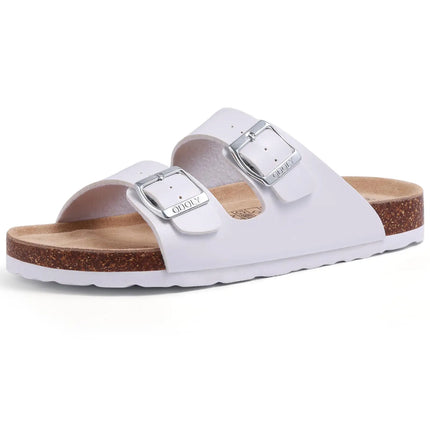 Crestar Women's Leather Sandals Cork Footbed Comfort by zapcart
