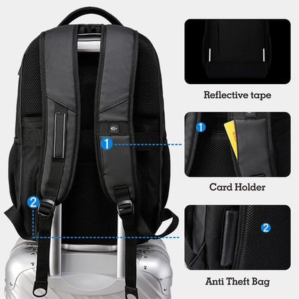 Swiss Military Men's Laptop Backpack 17 Inch Waterproof by zapcart